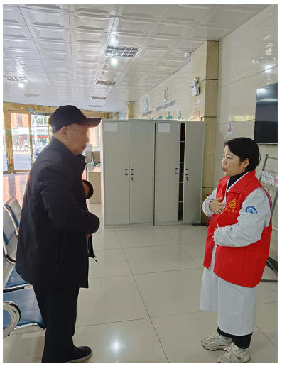 珠山区太白园街道社区卫生服务中心开展世界慢阻肺日主题宣传活动