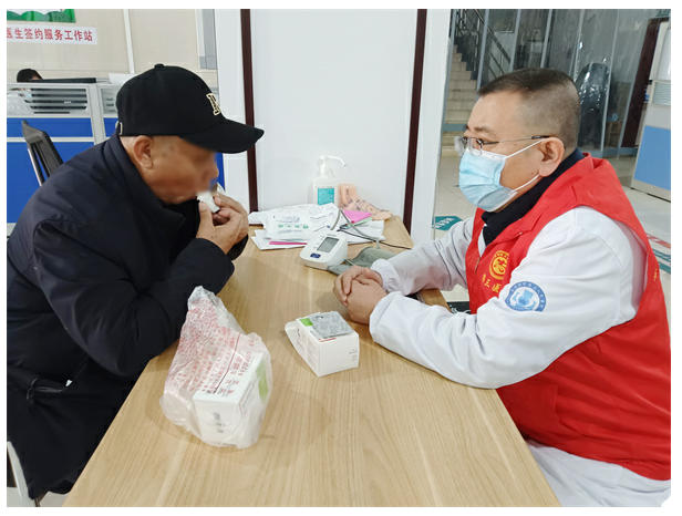 珠山区太白园街道社区卫生服务中心开展世界慢阻肺日主题宣传活动